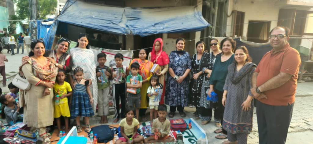 Bharat Vikas Parishad Krishna Branch Distributes Educational Supplies to 40 Needy Children